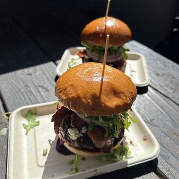 Scolari's Good Eats - Blueberry bacon blue cheese burger - Burgers Near Me - Alameda, California