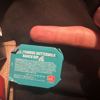 Jack in the Box - hate ranch , asked for bbq - Tacos Near Me - Dinuba, California Jack in the Box - hate ranch , asked for bbq - Tacos Near Me - Dinuba, California
