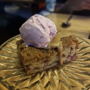 Standby - rhubarb coffee cake - New American Near Me - Detroit, Michigan