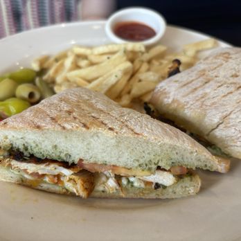The Olive Restobar - Medi Chicken Panini - Mediterranean Near Me - Downey, California