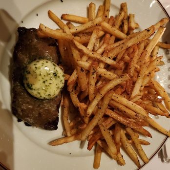 Bouchon - Steak Frits with Truffle Fries - French Near Me - Yountville, California