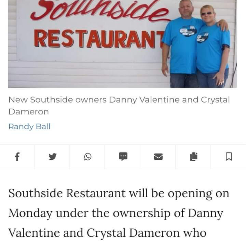 Southside Restaurant - News article about the restaurant - Breakfast & Brunch Near Me - Rogersville, Tennessee Southside Restaurant - News article about the restaurant - Breakfast & Brunch Near Me - Rogersville, Tennessee