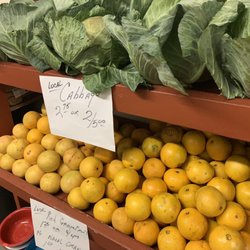 The Produce Stand - Cabbage, Grapefruit, Tangerines, Nectarines, Oranges