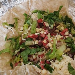 Steak burrito with Fajitas... oh wait, they didn't add the fajita veggies that I ordered online. Steak burrito with Fajitas... oh wait, they didn't add the fajita veggies that I ordered online.