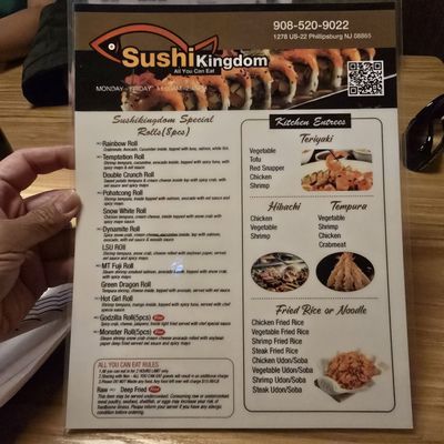 Menu photo 7 Sushi Kingdom Phillipsburg, NJ