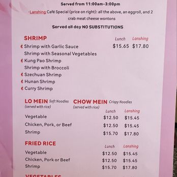 Lanshing Cafe - Menu 5 - Chinese Near Me - Colorado Springs, Colorado Lanshing Cafe - Menu 5 - Chinese Near Me - Colorado Springs, Colorado