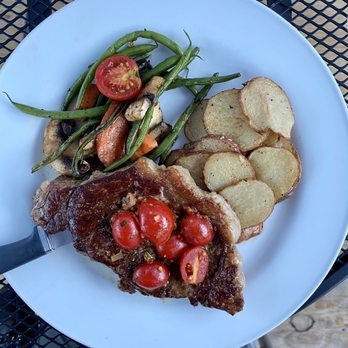 Maxine's On Shine - New York Strip Steak Provencal - New American Near Me - Orlando, Florida Maxine's On Shine - New York Strip Steak Provencal - New American Near Me - Orlando, Florida