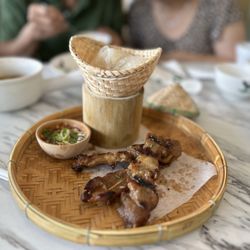 Baan Talay Thai Restaurant - Moo Ping with Sticky Rice