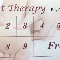Foot Therapy - Don't forget to get/bring back the business card they offer you! Every 10th session is free...