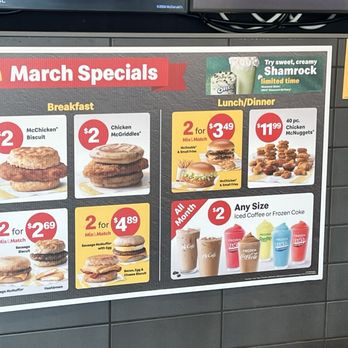 McDonald's - March specials - Burgers Near Me - Charlotte, North Carolina