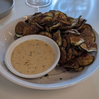 The One Tapas & Bar - The zucchini chips with a remoulade melt in your mouth. - Tapas/Small Plates Near Me - Matthews, North Carolina