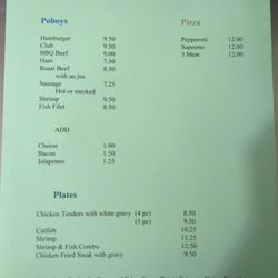 Jims Bar And Grill - Menu as of 3/31