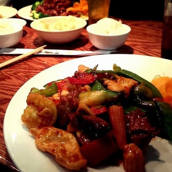 Koi Asian Cuisine - Koi's "Amazing Triple Delight" dish - Asian Fusion Near Me - Biddeford, Maine