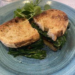 The Hotel - Vegetarian Pattie breakfast sandwich YUM