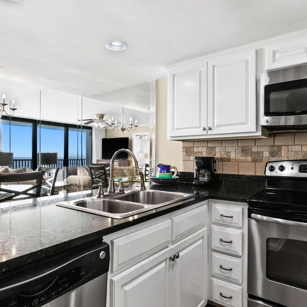 One Seagrove Place - 1406 Kitchen - Condominiums Near Me - Santa Rosa Beach, Florida