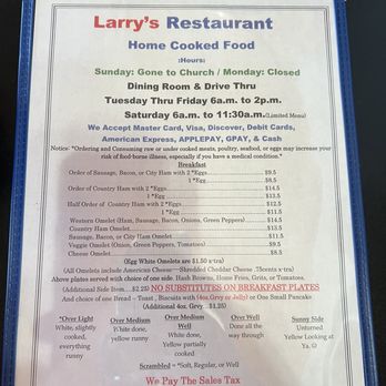LARRY’S RESTAURANT - Updated March 2026 - 33 Photos & 39 Reviews - 204 ...
