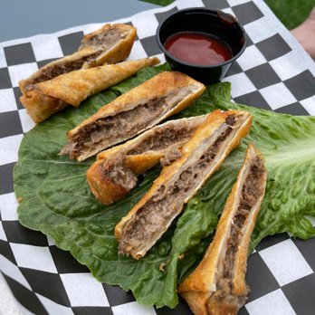 Sly Fox Taphouse at The Grove - Cheesesteak Egg Rolls - Breweries Near Me - Malvern, Pennsylvania Sly Fox Taphouse at The Grove - Cheesesteak Egg Rolls - Breweries Near Me - Malvern, Pennsylvania