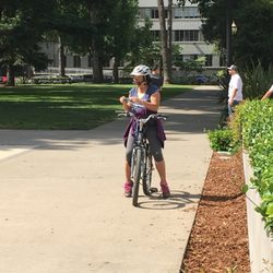 Summit Bicycles - Ridding in downtown Sacramento at the Capital.