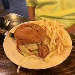 Hood Supply Co Bar And Grill - Chicken club sandwich. Really tasty. My son loved it!