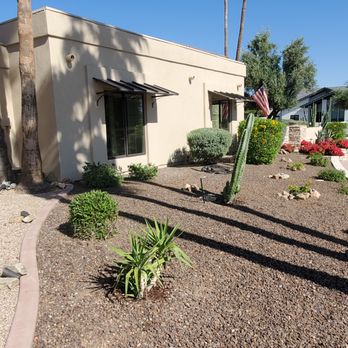 C & A Landscapes - a cactus in front of a building - Landscaping Near Me