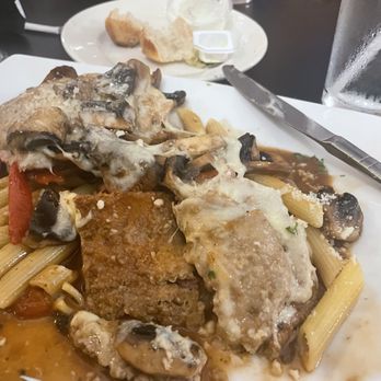 Emilios Pizza & Restaurant - Veal Sorrentino - needs a little help with the plating. - Italian Near Me - Jackson, New Jersey Emilios Pizza & Restaurant - Veal Sorrentino - needs a little help with the plating. - Italian Near Me - Jackson, New Jersey