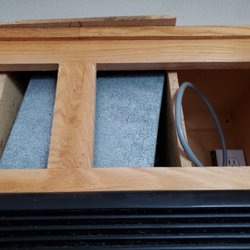 Grommesh Appliance - Slanted vent compliments of Kaufman & Broad upon building the home in the 90s