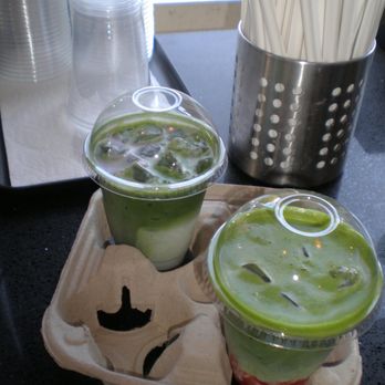 Juillet Cafe - Lavender matcha and strawberry matcha - Cafes Near Me - Burnaby, British Columbia Juillet Cafe - Lavender matcha and strawberry matcha - Cafes Near Me - Burnaby, British Columbia