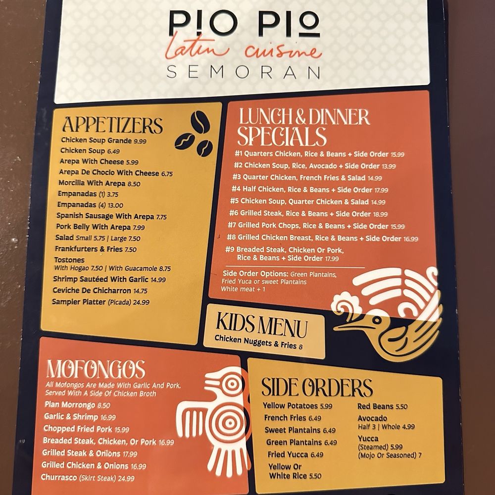 Menu Menu