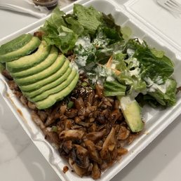 Chicken teriyaki plate with avocado - $14 Chicken teriyaki plate with avocado - $14