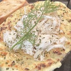 Novice Grille - Lump crab & arugula dip.