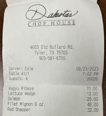 Dakotas Steaks - Seafood - Chops by null