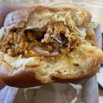 Chicken Bun Bun - 2. Spicy Chicken On Bun Combo - Chicken Wings Near Me - Alhambra, California Chicken Bun Bun - 2. Spicy Chicken On Bun Combo - Chicken Wings Near Me - Alhambra, California