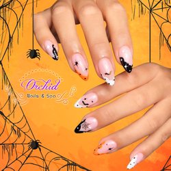Orchid nails