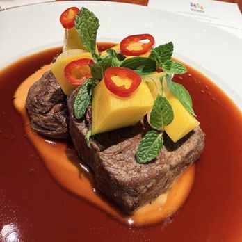 Alan Wongs Kahala - Filet with mango peppers and mint - Hawaiian Near Me - Honolulu, Hawaii