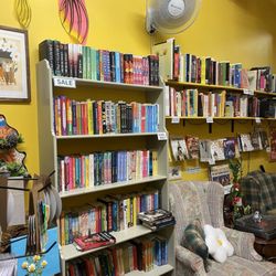 Matilija Lending Library - Books for sale and cute chairs to relax on