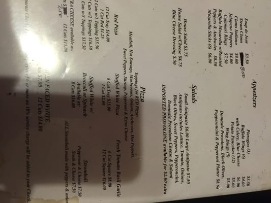 Menu photo 4 Salerno's Cafe Old Forge, PA
