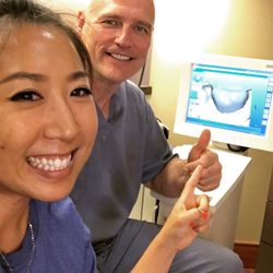 Smiles Dental Care, William Wolski - Dr. Wolski explaining the building of my crown.