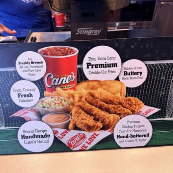 Raising Cane's Chicken Fingers - Chicken Shop Near Me - Memphis, Tennessee