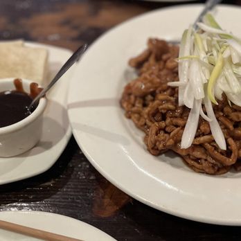 Pig Heaven - Shredded Pork with pancakes - Barbeque Near Me - New York, New York Pig Heaven - Shredded Pork with pancakes - Barbeque Near Me - New York, New York