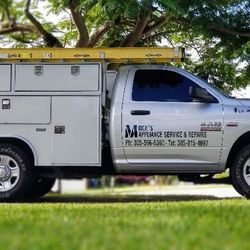 Mike's Appliance Service - Clean truck