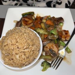Wasabi Sushi - Shrimp & steak hibachi with fried rice