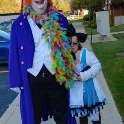 Balloons Etc & The Costume Emporium - Alex in Wonderland with the Maddest of Hatters.
