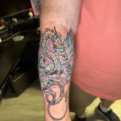 Apothecary tattoo - Dragon
