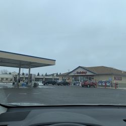 Holiday Station Store - Very wide open parking lot