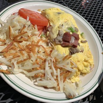 Village Square Cafe - Hashbrowns and Meat Omlette - Breakfast & Brunch Near Me - Redmond, Washington Village Square Cafe - Hashbrowns and Meat Omlette - Breakfast & Brunch Near Me - Redmond, Washington