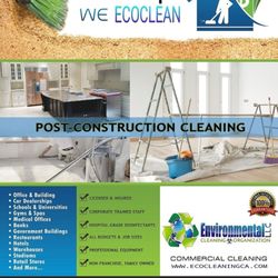 Environmental Cleaning Organization - Post Construction Cleaning