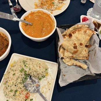 Mirchi Massala - Plain naan, Butter chicken, Lamb korma and Ghee rice. - Indian Near Me - Fresno, California