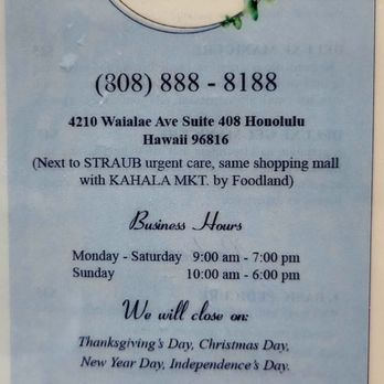 Kahala Nail & Lash - Dec 2023 hours and contact information - Nail Salons Near Me - Honolulu, Hawaii Kahala Nail & Lash - Dec 2023 hours and contact information - Nail Salons Near Me - Honolulu, Hawaii