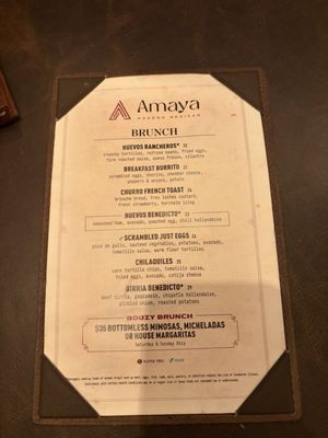 Menu photo 5 Amaya Modern Mexican Las Vegas, NV