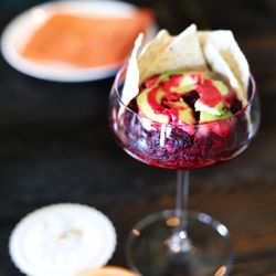 Beet ceviche